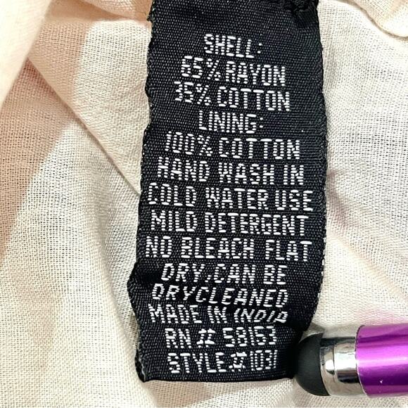 Chaudry KC Mini Sundress Embroidered Sequined Fully Lined Tiered Skirt - Small - Picture 15 of 16